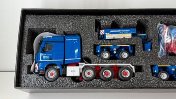 MB Arocs MP4 8x6 + 12axle Scheurle + Cable Reel [WSI - 1:50] beschikbaar voor biedingen