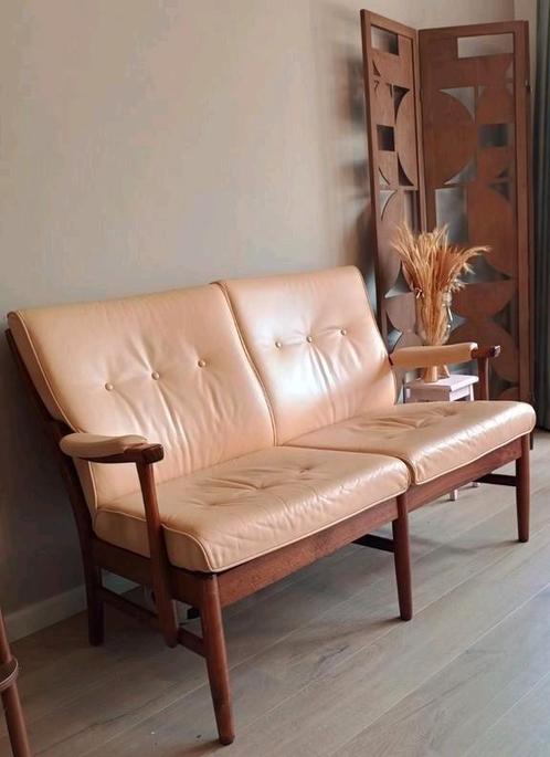 Prachtig vintage Deens Design bank Farstrup Møbler, Huis en Inrichting, Banken | Sofa's en Chaises Longues, Zo goed als nieuw