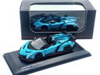 Lamborghini Veneno Roadster van Kyosho 1/64 Blue red line, Ophalen of Verzenden, Nieuw, Auto