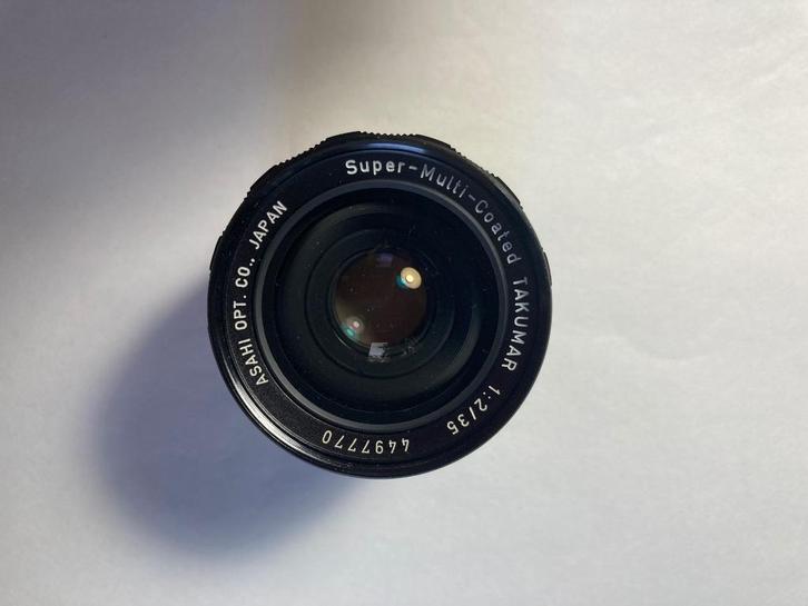 Asahi (Pentax) SMC Takumar 35mm f 2 lens, M42, Audio, Tv en Foto, Fotografie | Lenzen en Objectieven, Gebruikt, Standaardlens