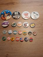 Verzameling buttons, spelden en pins., Verzamelen, Ophalen of Verzenden, Gebruikt, Overige onderwerpen