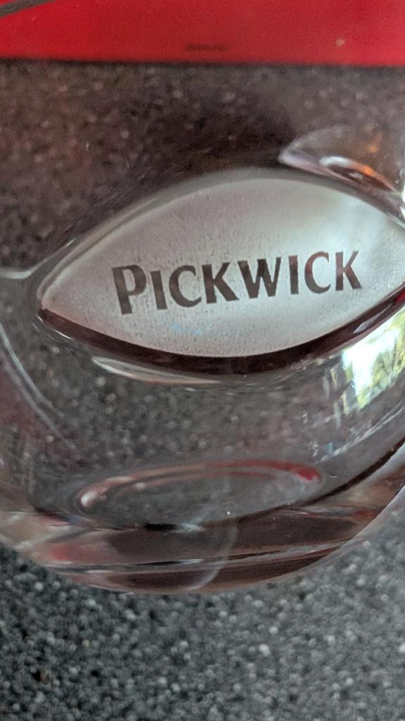 Exclusieve theeglazen van Pickwick, Antiek en Kunst, Antiek | Glas en Kristal, Ophalen of Verzenden