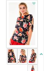 Voodoo vixen floral top XXL, Ophalen of Verzenden, Zo goed als nieuw, Maat 46/48 (XL) of groter, Overige kleuren