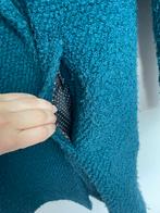 Zilch Amsterdam zeegroene boucle manteljas wolmix M, Kleding | Dames, Jassen | Winter, Ophalen of Verzenden, Zo goed als nieuw