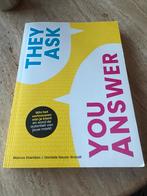 They Ask You Answer - Marcus Sheridan & Danielle Navas-Brand, Ophalen of Verzenden, Zo goed als nieuw, Economie en Marketing