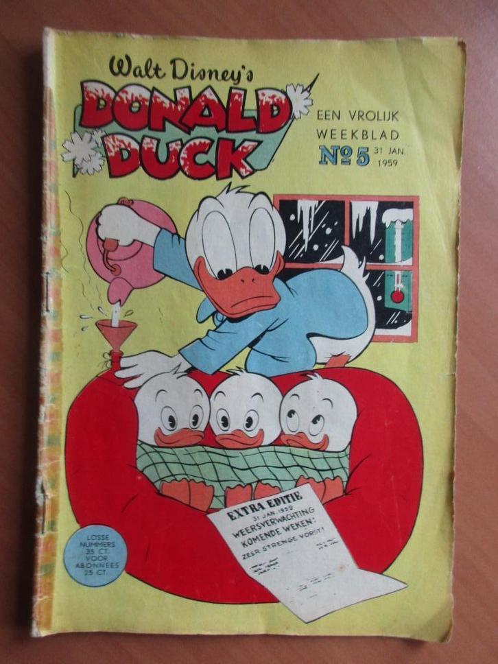 Donald Duck 1959 losse nummers ook apart, Boeken, Stripboeken, Gelezen, Meerdere stripboeken, Ophalen of Verzenden