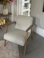 Ikea EKENÄSET Fauteuil lichtbeige eiken, Ophalen of Verzenden, Nieuw, Stof
