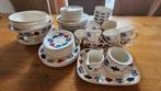 Boerenbont servies, Huis en Inrichting, Keuken | Servies, Ophalen, Gebruikt, Bord(en), Aardewerk
