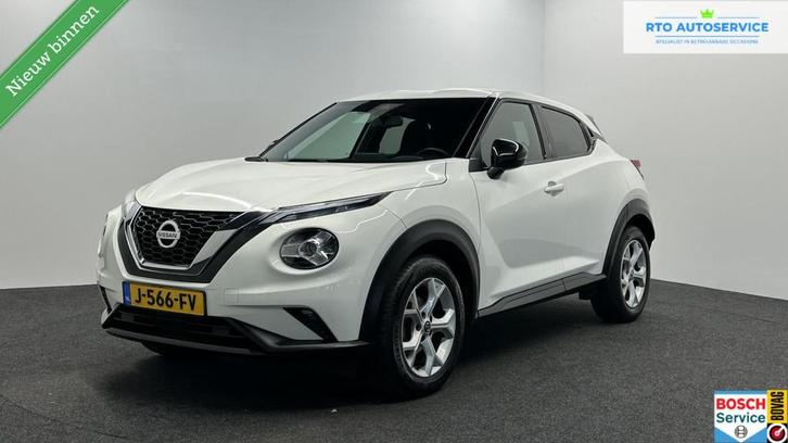 Nissan Juke 1.0 DIG-T N-Connecta ECC CARPLAY CRUISE LM., Auto's, Nissan, Bedrijf, Te koop, Juke, ABS, Airbags, Airconditioning