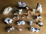 Set katten poezen beeldjes…in nieuwstaat…, Ophalen of Verzenden, Zo goed als nieuw, Hond of Kat, Beeldje of Figuurtje