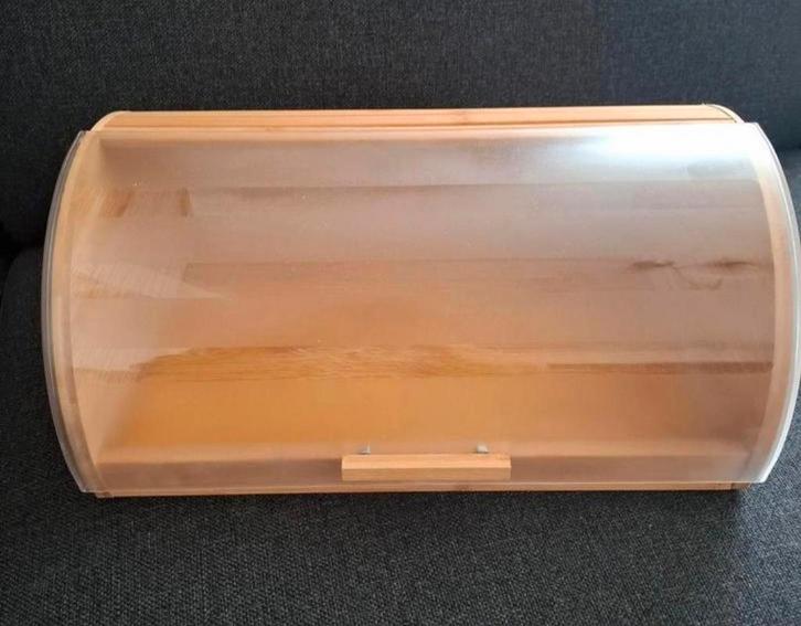 Bamboe broodtrommel nieuw, Huis en Inrichting, Keuken | Keukenbenodigdheden, Nieuw, Ophalen