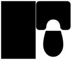 Antislip Toilet- & Badkamerset - Afneembaar, Huis en Inrichting, Ophalen of Verzenden, Nieuw, Overige kleuren, Badmat