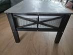 Geschilderde salontafel met bijpassende mandjes, Ophalen, Gebruikt, 50 tot 100 cm, 50 tot 100 cm
