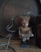 12945 H Uniek houten beeldje muzikant, Verzenden