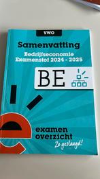 Samenvatting Examenstof Bedrijfseconomie VWO, Ophalen of Verzenden, Nederlands, Overige niveaus, ExamenOverzicht