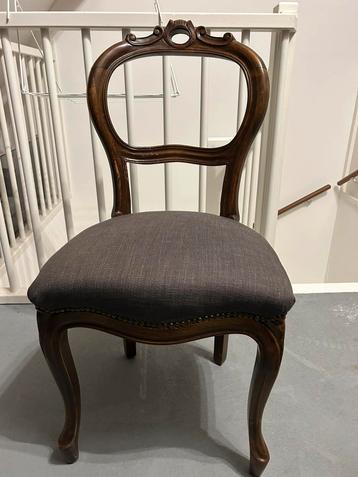 Leuk antiek houten stoeltje biedermeier stijl  beschikbaar voor biedingen