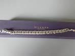zilverkleurige dames/herenarmband van Mykkos, 19 cm, Ophalen of Verzenden, Zo goed als nieuw, Zilver, Overige materialen
