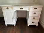 Antiek bureau whitewash, Huis en Inrichting, Bureaus, Ophalen, Gebruikt, Bureau