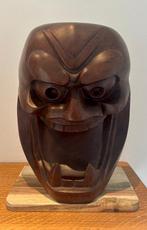 Japans antiek snijwerk Noh masker Tengu Hannya, Verzenden