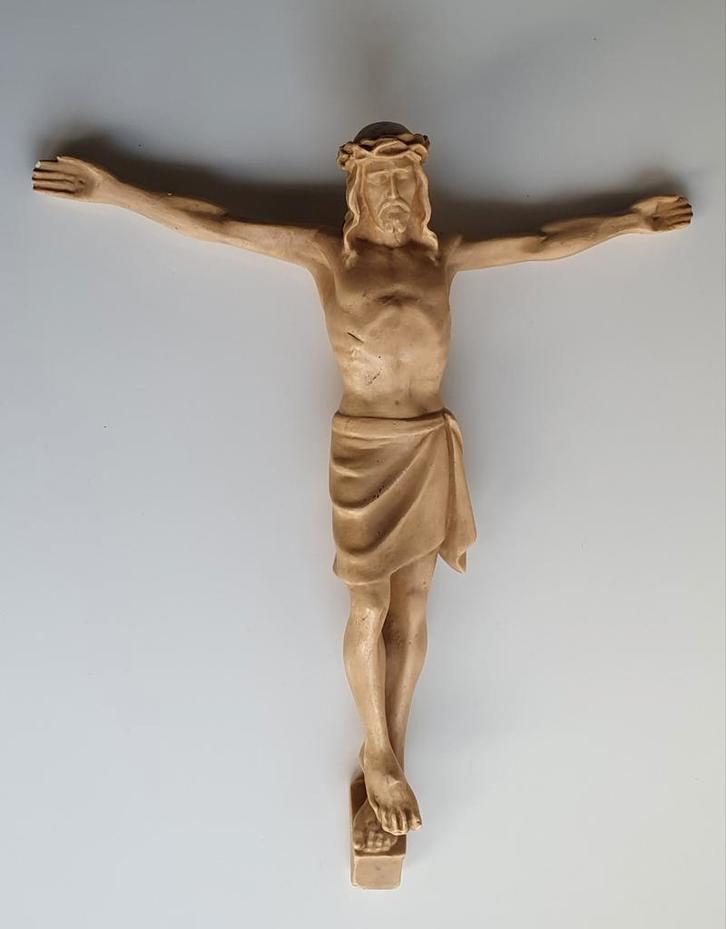 Beeld Jezus Christus zonder kruis (om op te hangen), Antiek en Kunst, Antiek | Religie, Ophalen of Verzenden