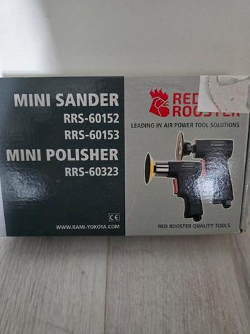 Mini lucht schuurmachine Red Rooster RRS60152 beschikbaar voor biedingen