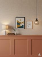 14181 Jute vintage behang burlap naturel eco swiet, Verzenden, Beige