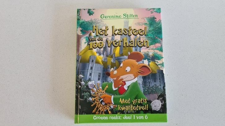 Boek Geronimo Stilton Het kasteel van de 100 verhalen, Boeken, Kinderboeken | Jeugd | onder 10 jaar, Zo goed als nieuw, Fictie algemeen