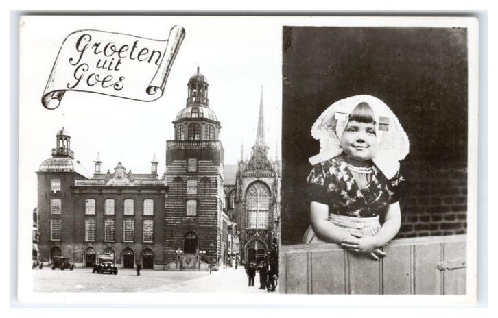 Goes, Groeten uit Goes, Verzamelen, Ansichtkaarten | Nederland, Gelopen, Zeeland, 1940 tot 1960, Verzenden