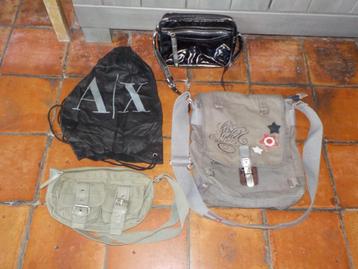 4 X handtas schoudertas tas Calvin Klein Armani Exchange