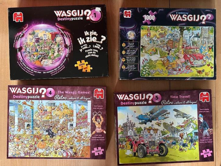 Wasgij puzzel Destiny 1, 2, 4, 5, Hobby en Vrije tijd, Denksport en Puzzels, Zo goed als nieuw, Legpuzzel, 500 t/m 1500 stukjes