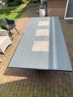 Natuursteen tuintafel, Ophalen, Gebruikt, Rechthoekig, Overige materialen