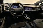 Audi Q4 Sportback e-tron 45 S Edition 82Kwh, Auto's, Audi, Parkeercamera, Stof, Zwart, 82 kWh