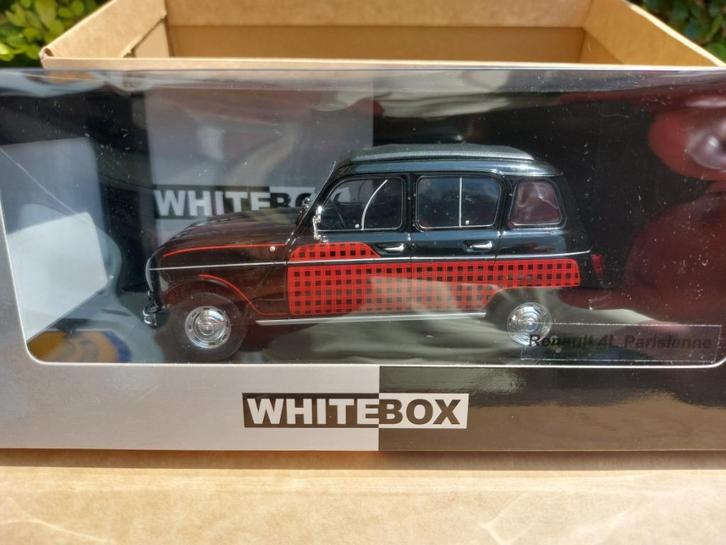 Renault 4 R4 R4L Parisiënne Whitebox, Hobby en Vrije tijd, Modelauto's | 1:24, Nieuw, Auto, Overige merken, Ophalen of Verzenden