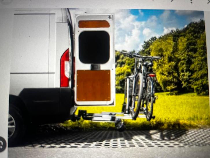 Enduro SD 260 fietsendrager geschikt  voor bus of camper, Auto diversen, Fietsendragers, Gebruikt, Trekhaakdrager, 2 fietsen, Brede banden