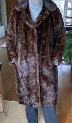 Vintage Echte Bontjas - Bonthuis 't Vosje, Kleding | Dames, Ophalen of Verzenden, Zo goed als nieuw, Maat 42/44 (L), Bruin