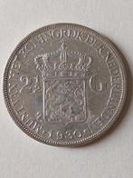 Zilveren rijksdaalder 1930, Postzegels en Munten, Munten | Nederland, Ophalen of Verzenden, Koningin Wilhelmina, 2½ gulden, Zilver