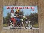 Zundapp kalenderboekje 1978 Duits Nos, Verzenden, Nieuw
