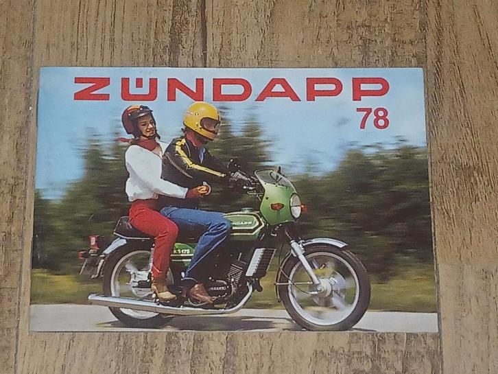 Zundapp kalenderboekje 1978 Duits Nos, Fietsen en Brommers, Handleidingen en Instructieboekjes, Nieuw, Verzenden