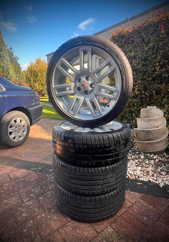 MG ZT - Rover 75 18 inch velgenset - als nieuw!, Auto-onderdelen, Banden en Velgen, Velg(en), Zomerbanden, 18 inch, Nieuw, Ophalen