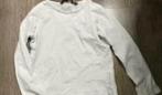 Wit basic shirt Longsleeve in maat 110/116, Kinderen en Baby's, Kinderkleding | Maat 110, Ophalen, Gebruikt, Meisje, Shirt of Longsleeve