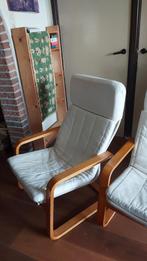 2 ikea stoelen, Ophalen, Gebruikt, Twee, Wit