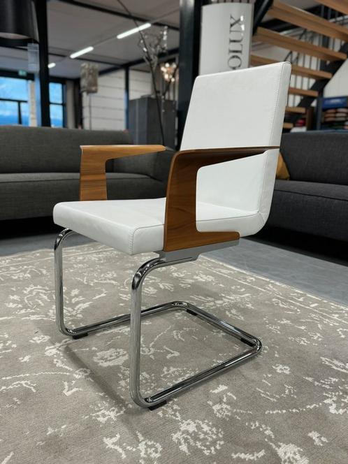 Nieuw Rolf Benz 620 Eetkamerstoel wit leer Design stoel, Huis en Inrichting, Stoelen, Nieuw, Eén, Leer, Wit, Ophalen of Verzenden