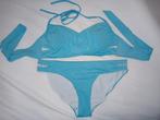 Turkooise bikini top en slipje maat s., Ophalen of Verzenden, Gedragen, Blauw, Bikini