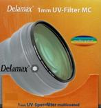 UV fliter in doos, Delamax 77mm., Overige merken, Ophalen of Verzenden, 70 tot 80 mm, Nieuw