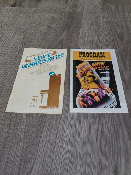 programmaboek " Ain't Misbehavin'"   1984 " 1999, Boeken, Kunst en Cultuur | Dans en Theater, Zo goed als nieuw, Ballet of Musical