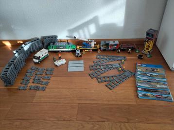 Lego Trein 60198 + Extra Rails beschikbaar voor biedingen
