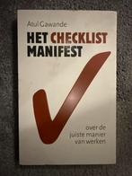 Het Checklist Manifest - Atul Gawande, Ophalen of Verzenden, Zo goed als nieuw, Management