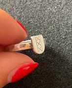 Amsterdam ring | zilveren ring Amsterdam, Verzenden, Zo goed als nieuw, Dame, Zilver