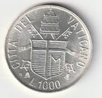 1000  lire  1984  Vaticaan. km. 183  proof/unc, Ophalen of Verzenden, Overige landen, Losse munt, Zilver