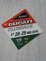 sticker 37 ste DUCATI CLUBRACE 2016, Ophalen of Verzenden, Zo goed als nieuw, Auto of Motor